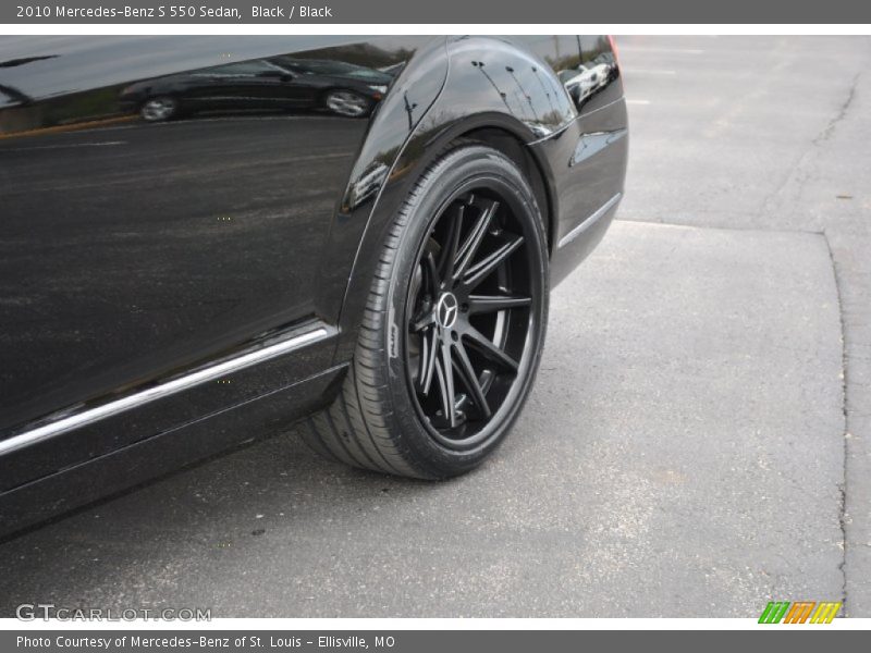 Black / Black 2010 Mercedes-Benz S 550 Sedan