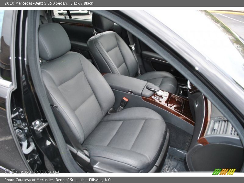 Black / Black 2010 Mercedes-Benz S 550 Sedan