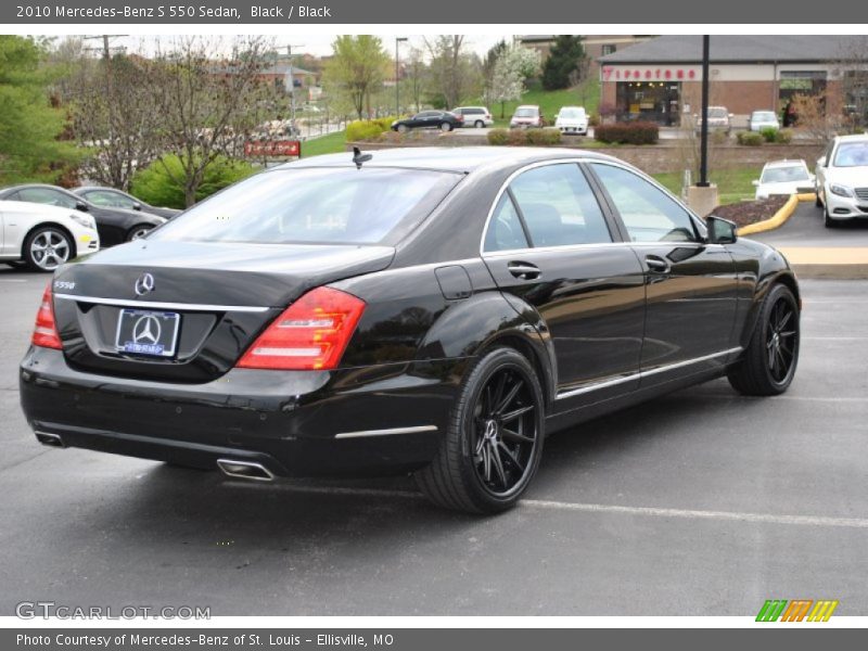 Black / Black 2010 Mercedes-Benz S 550 Sedan