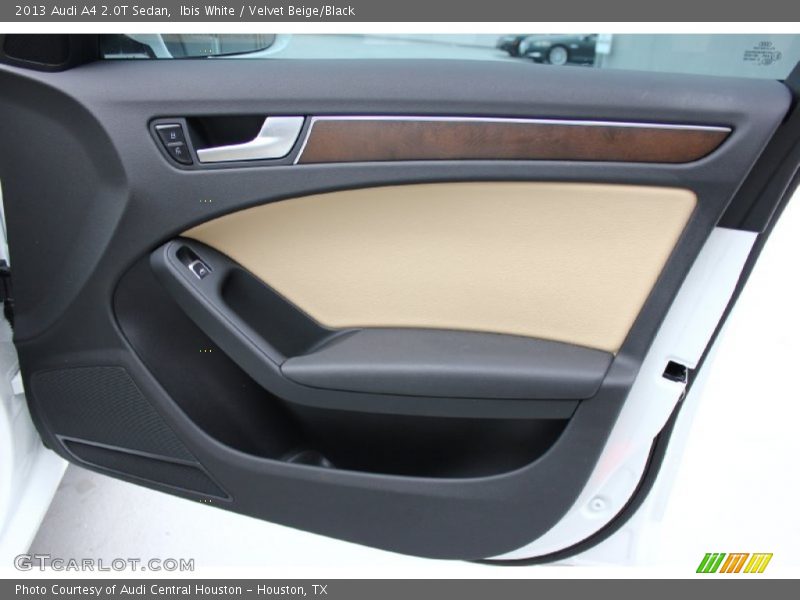 Ibis White / Velvet Beige/Black 2013 Audi A4 2.0T Sedan