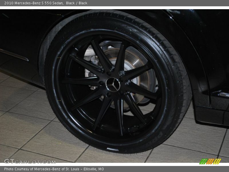 Black / Black 2010 Mercedes-Benz S 550 Sedan