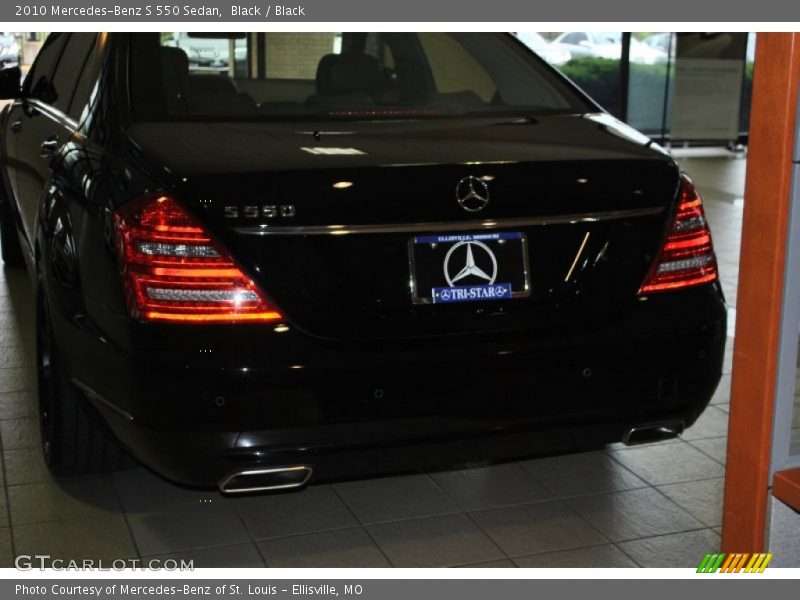 Black / Black 2010 Mercedes-Benz S 550 Sedan