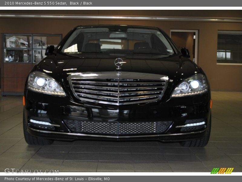 Black / Black 2010 Mercedes-Benz S 550 Sedan