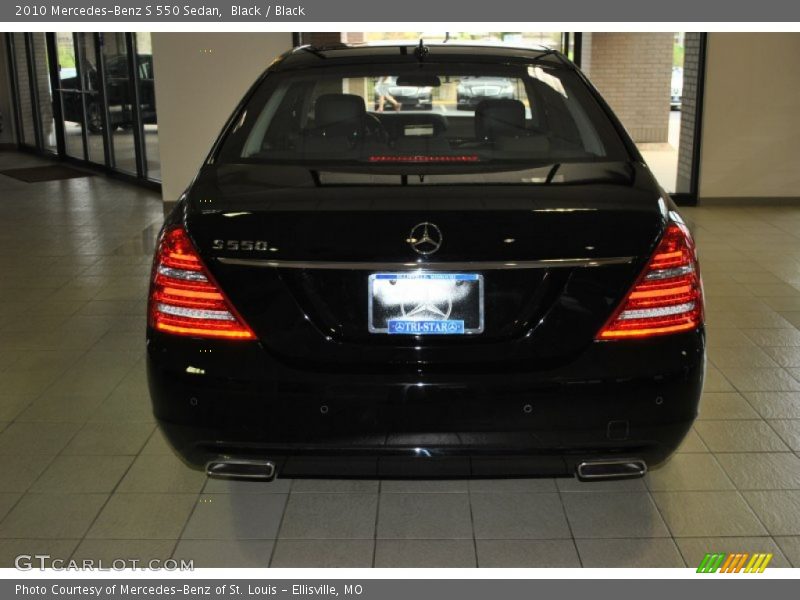 Black / Black 2010 Mercedes-Benz S 550 Sedan