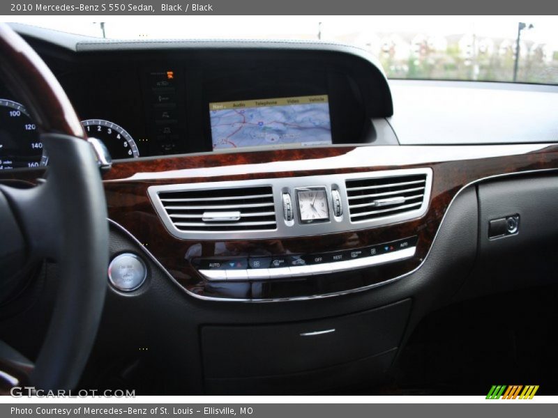 Black / Black 2010 Mercedes-Benz S 550 Sedan