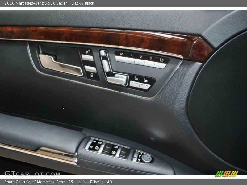 Black / Black 2010 Mercedes-Benz S 550 Sedan