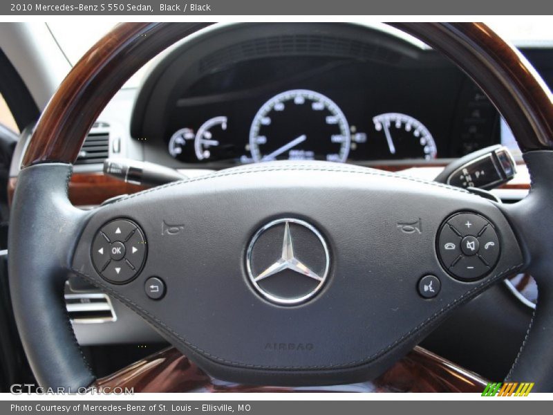 Black / Black 2010 Mercedes-Benz S 550 Sedan