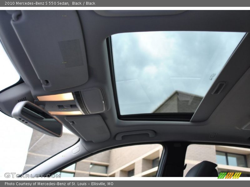 Black / Black 2010 Mercedes-Benz S 550 Sedan
