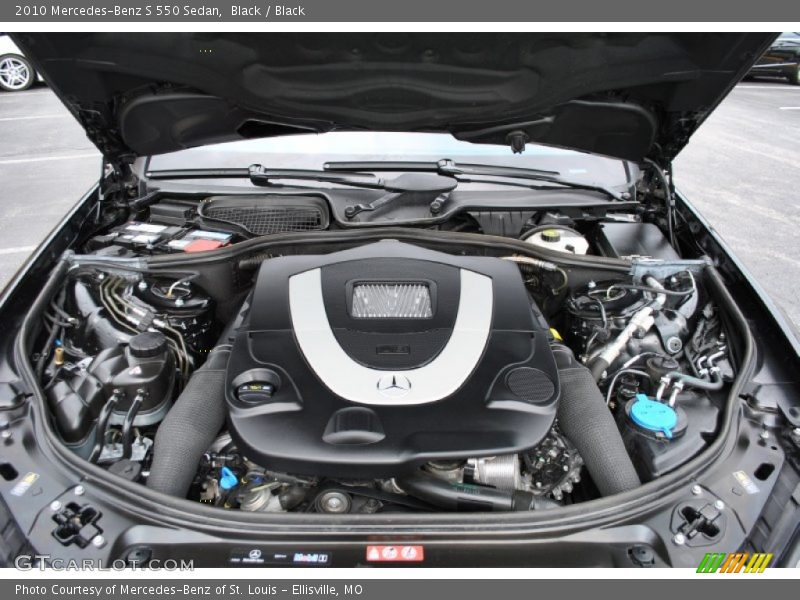 Black / Black 2010 Mercedes-Benz S 550 Sedan