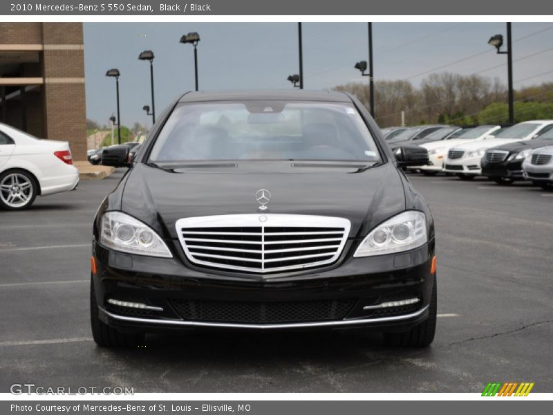 Black / Black 2010 Mercedes-Benz S 550 Sedan