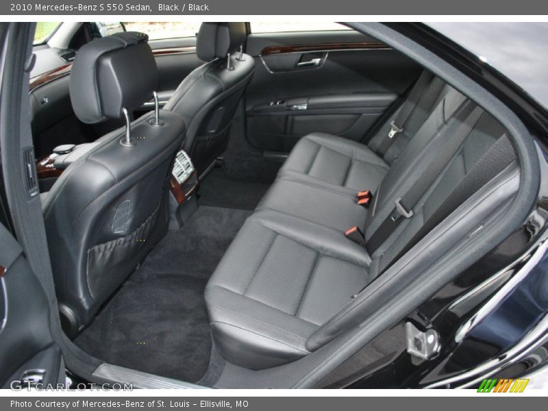 Black / Black 2010 Mercedes-Benz S 550 Sedan