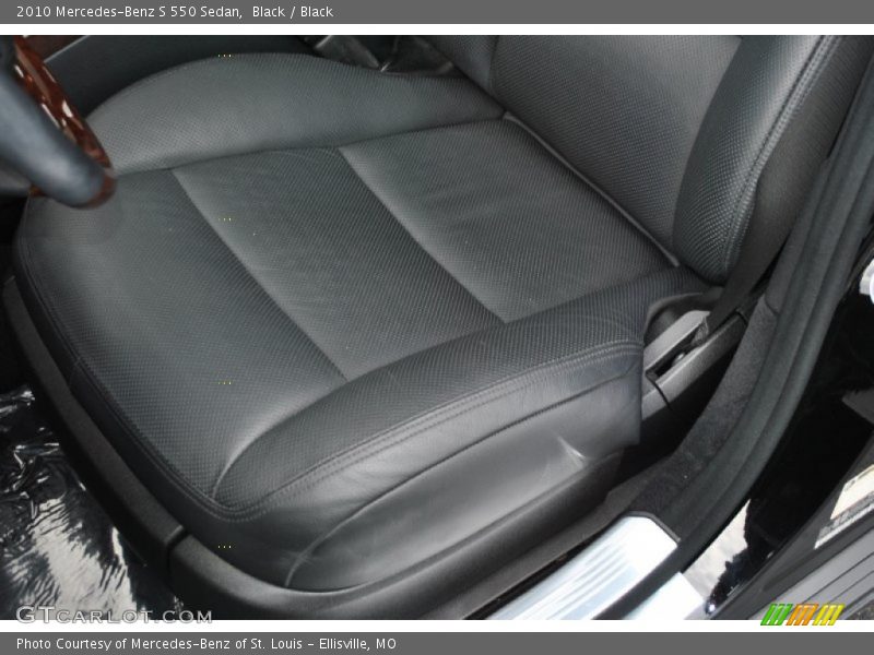 Black / Black 2010 Mercedes-Benz S 550 Sedan