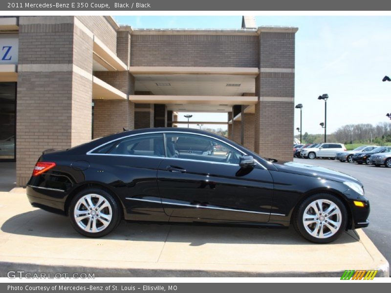 Black / Black 2011 Mercedes-Benz E 350 Coupe