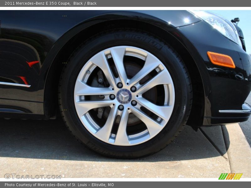 Black / Black 2011 Mercedes-Benz E 350 Coupe
