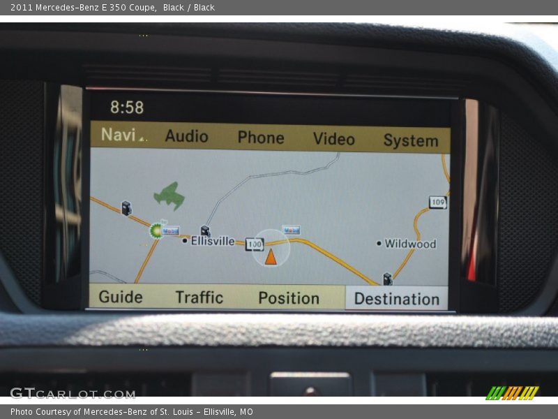 Black / Black 2011 Mercedes-Benz E 350 Coupe