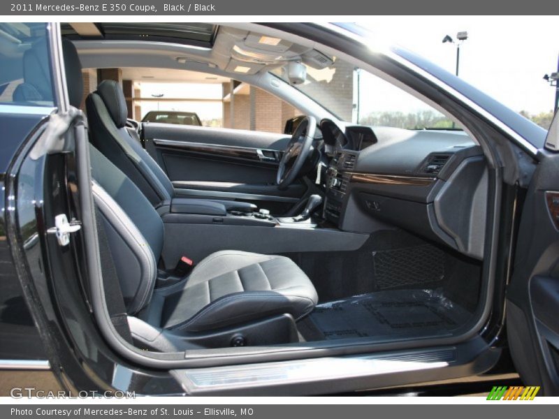Black / Black 2011 Mercedes-Benz E 350 Coupe