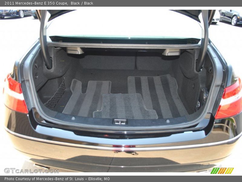Black / Black 2011 Mercedes-Benz E 350 Coupe