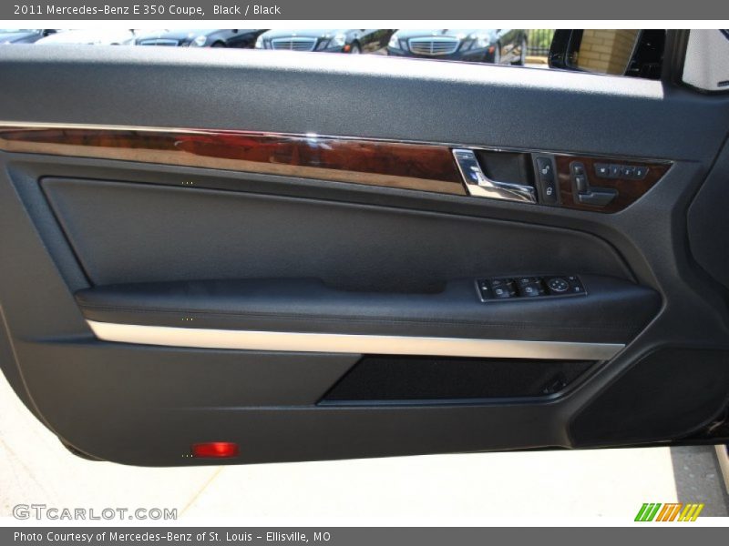 Black / Black 2011 Mercedes-Benz E 350 Coupe