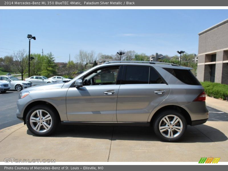 Paladium Silver Metallic / Black 2014 Mercedes-Benz ML 350 BlueTEC 4Matic