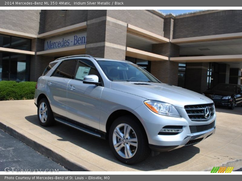 Iridium Silver Metallic / Black 2014 Mercedes-Benz ML 350 4Matic