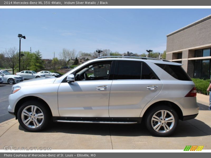 Iridium Silver Metallic / Black 2014 Mercedes-Benz ML 350 4Matic