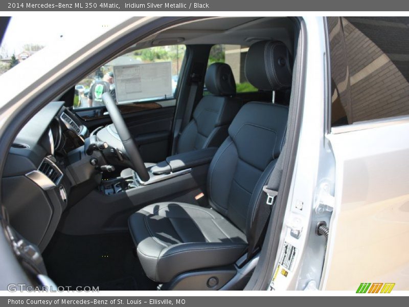 Iridium Silver Metallic / Black 2014 Mercedes-Benz ML 350 4Matic