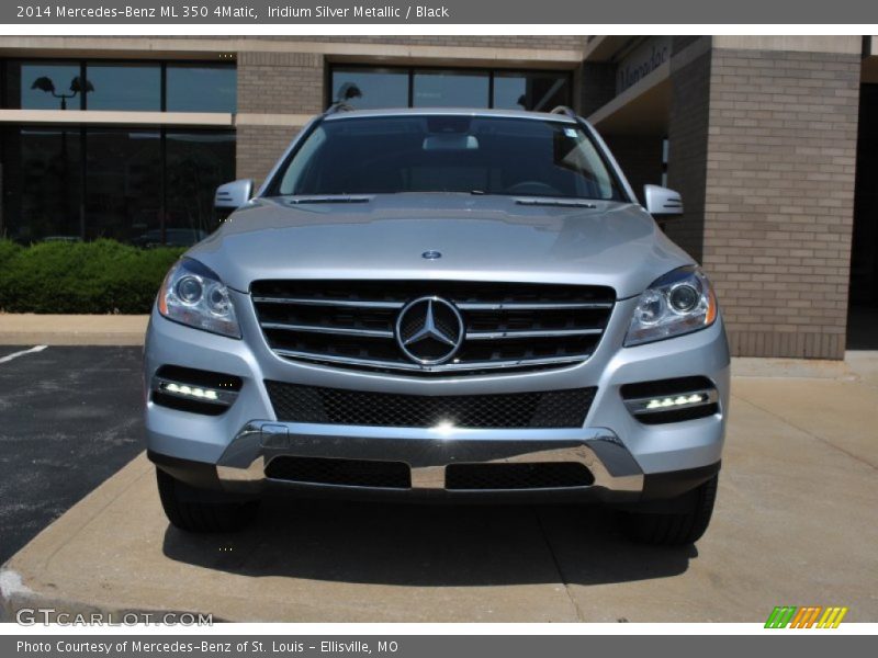 Iridium Silver Metallic / Black 2014 Mercedes-Benz ML 350 4Matic