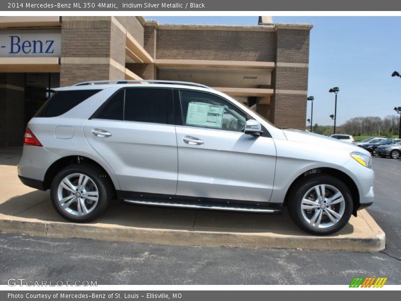Iridium Silver Metallic / Black 2014 Mercedes-Benz ML 350 4Matic
