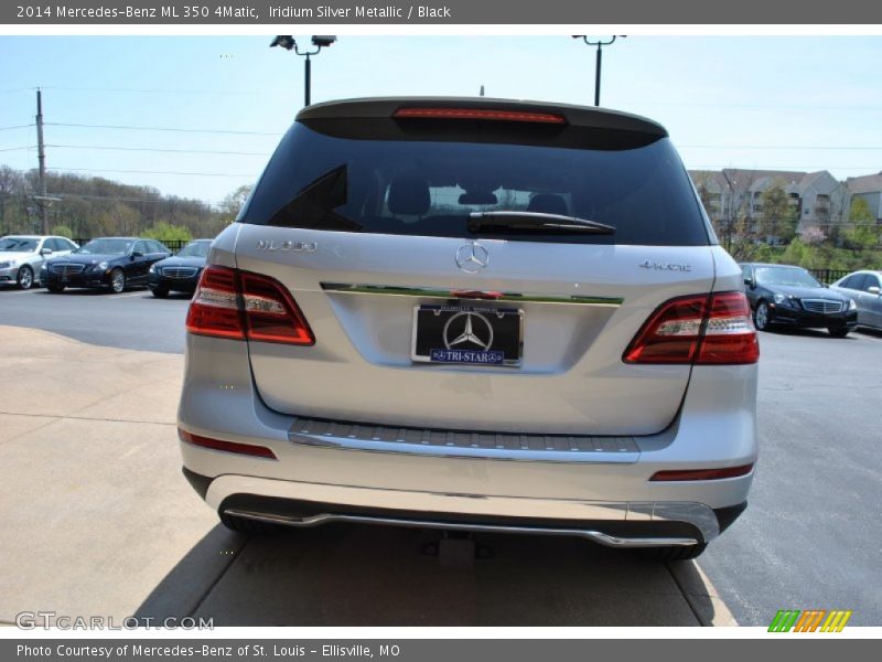 Iridium Silver Metallic / Black 2014 Mercedes-Benz ML 350 4Matic