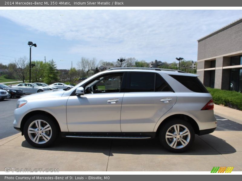 Iridium Silver Metallic / Black 2014 Mercedes-Benz ML 350 4Matic