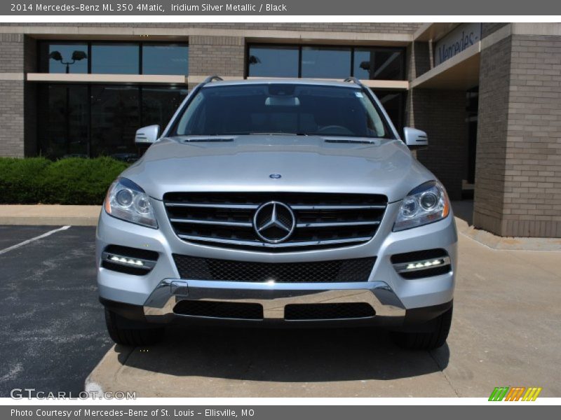 Iridium Silver Metallic / Black 2014 Mercedes-Benz ML 350 4Matic