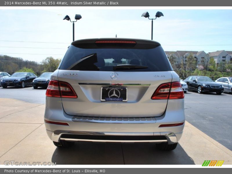 Iridium Silver Metallic / Black 2014 Mercedes-Benz ML 350 4Matic