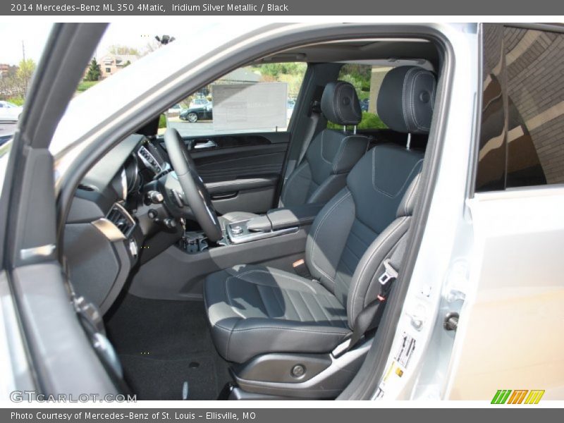 Iridium Silver Metallic / Black 2014 Mercedes-Benz ML 350 4Matic