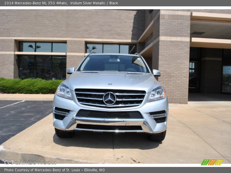 Iridium Silver Metallic / Black 2014 Mercedes-Benz ML 350 4Matic