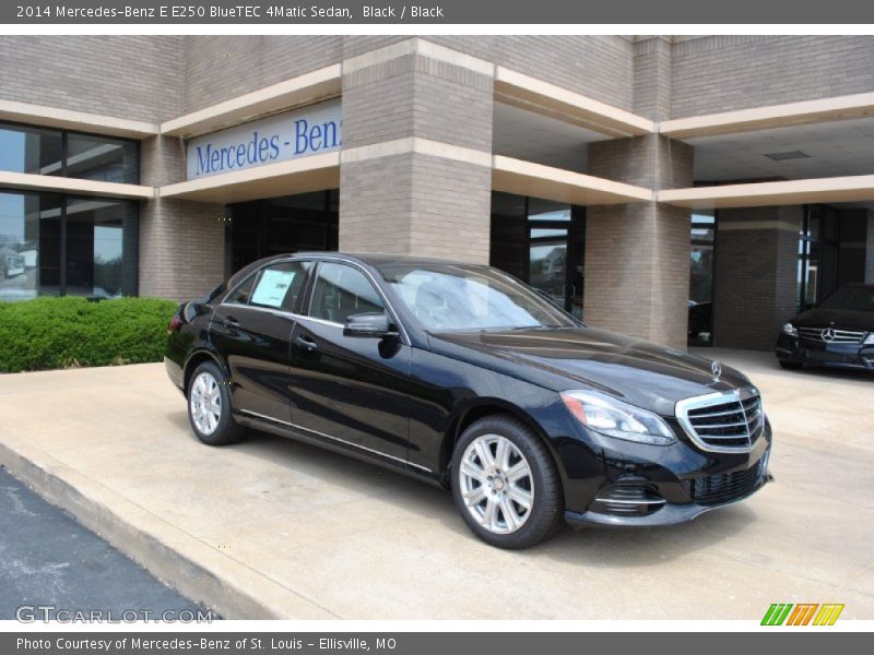 Front 3/4 View of 2014 E E250 BlueTEC 4Matic Sedan