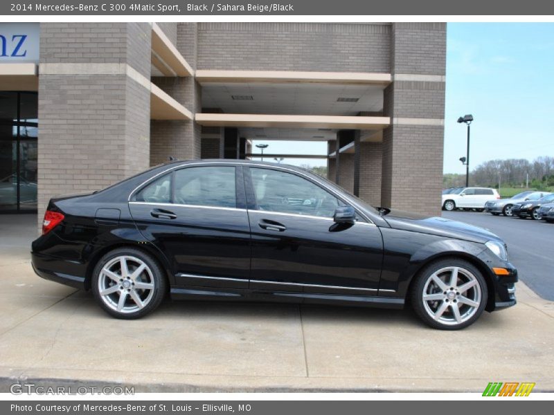 Black / Sahara Beige/Black 2014 Mercedes-Benz C 300 4Matic Sport