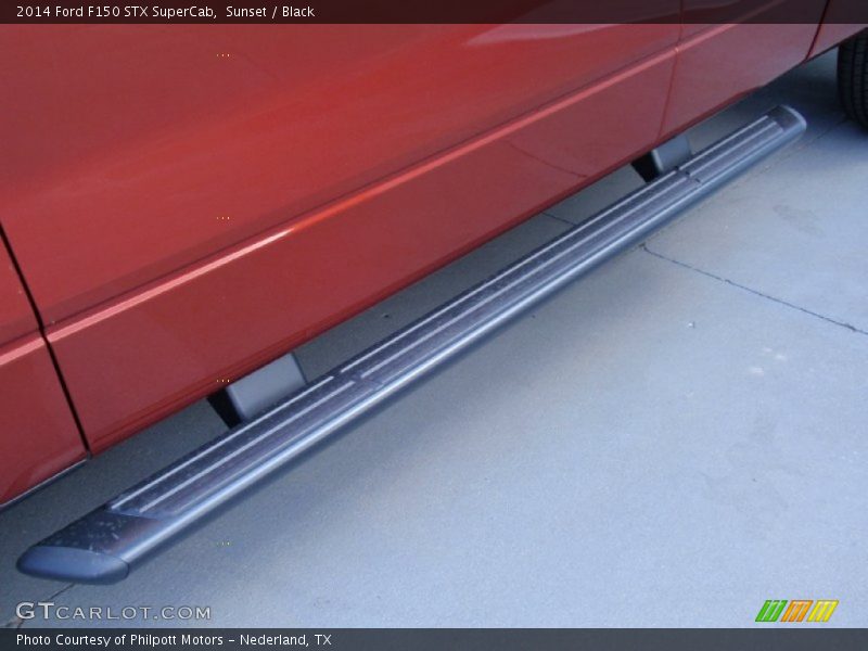Sunset / Black 2014 Ford F150 STX SuperCab