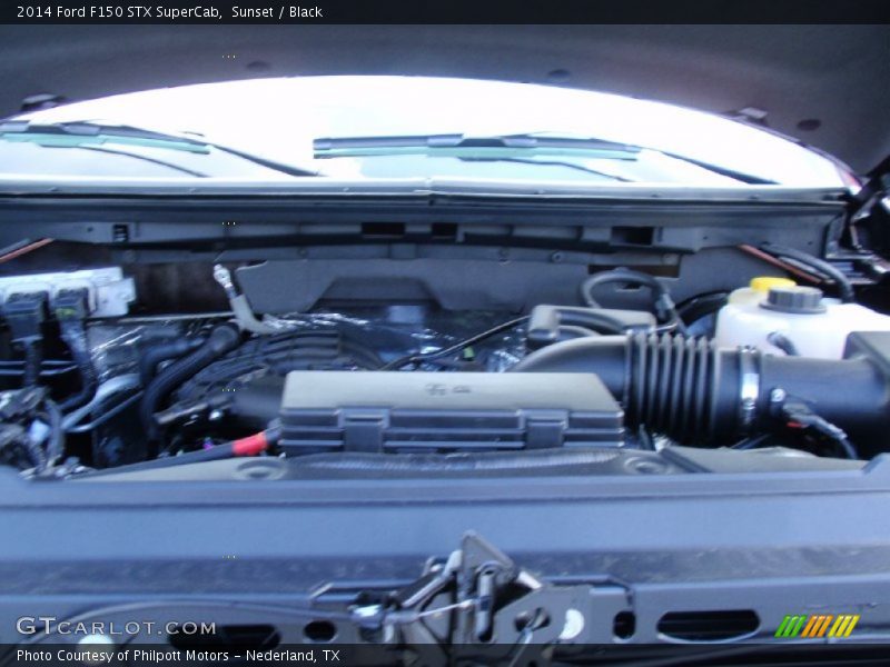 Sunset / Black 2014 Ford F150 STX SuperCab