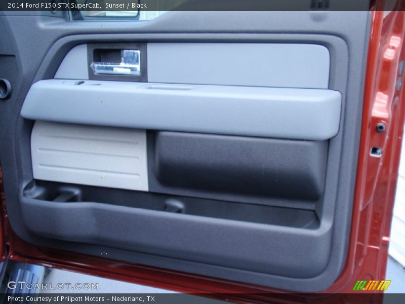 Sunset / Black 2014 Ford F150 STX SuperCab