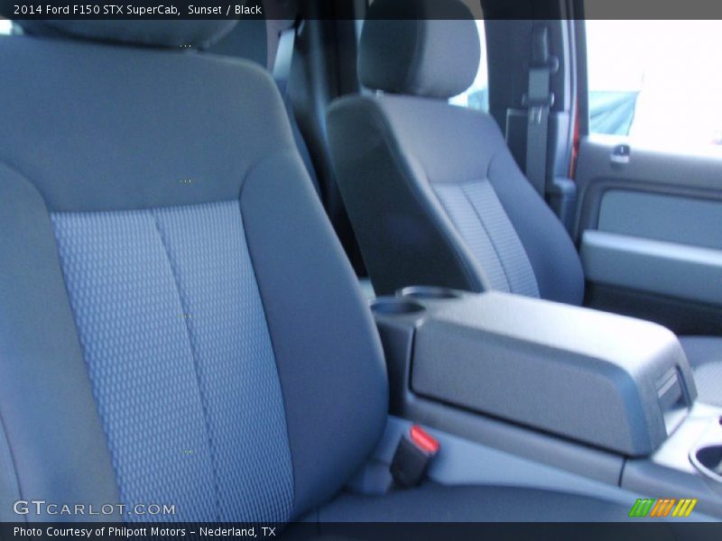 Sunset / Black 2014 Ford F150 STX SuperCab