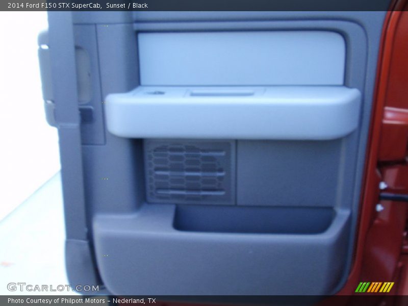 Sunset / Black 2014 Ford F150 STX SuperCab