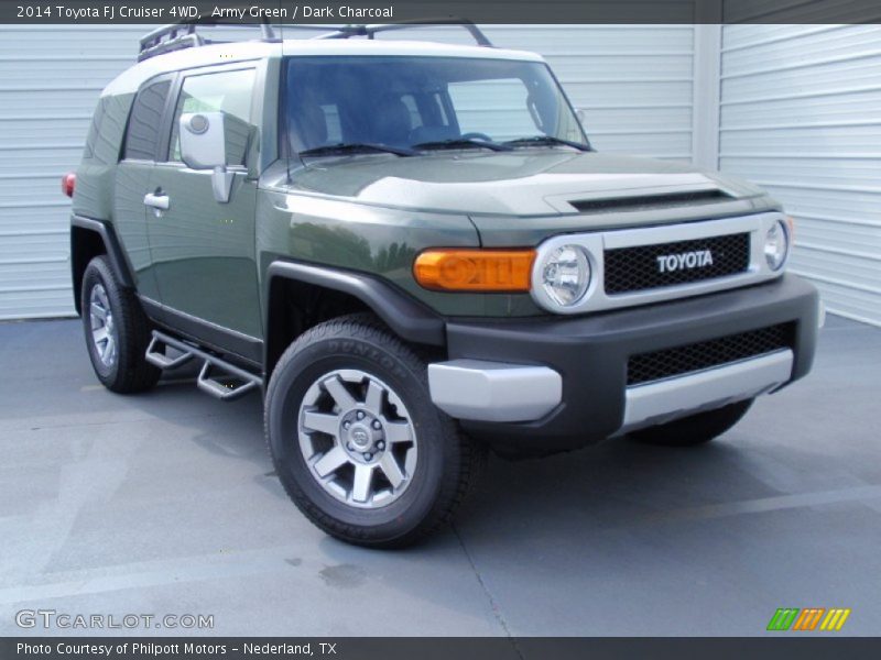 Army Green / Dark Charcoal 2014 Toyota FJ Cruiser 4WD