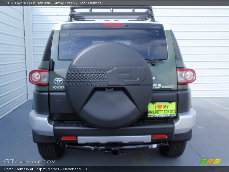 Army Green / Dark Charcoal 2014 Toyota FJ Cruiser 4WD