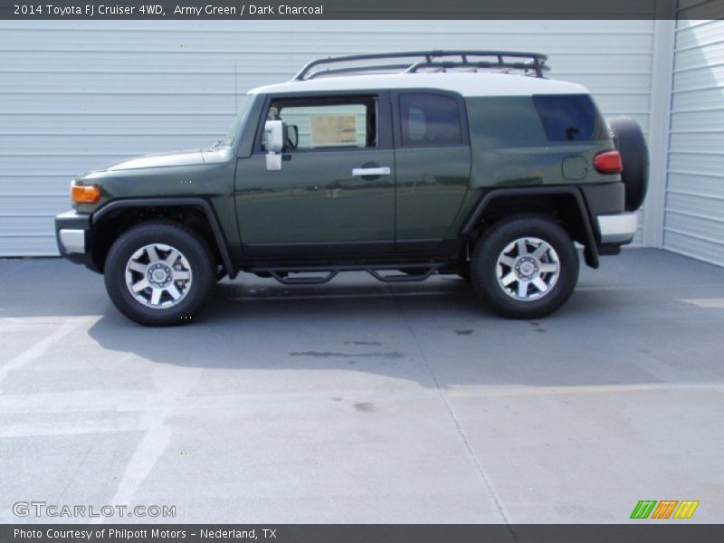 Army Green / Dark Charcoal 2014 Toyota FJ Cruiser 4WD