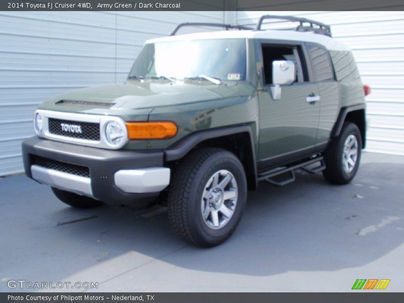 Army Green / Dark Charcoal 2014 Toyota FJ Cruiser 4WD