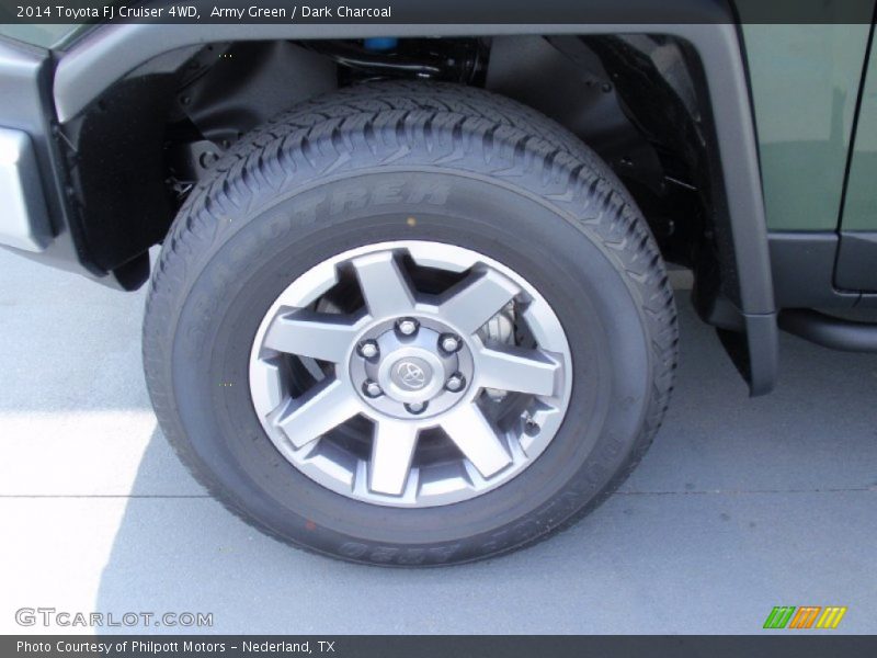 Army Green / Dark Charcoal 2014 Toyota FJ Cruiser 4WD