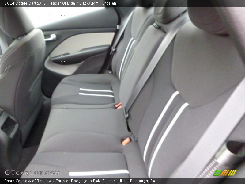 Header Orange / Black/Light Tungsten 2014 Dodge Dart SXT