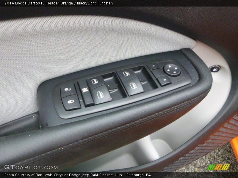 Header Orange / Black/Light Tungsten 2014 Dodge Dart SXT