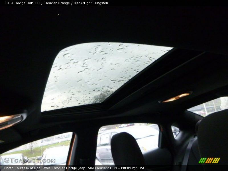 Header Orange / Black/Light Tungsten 2014 Dodge Dart SXT