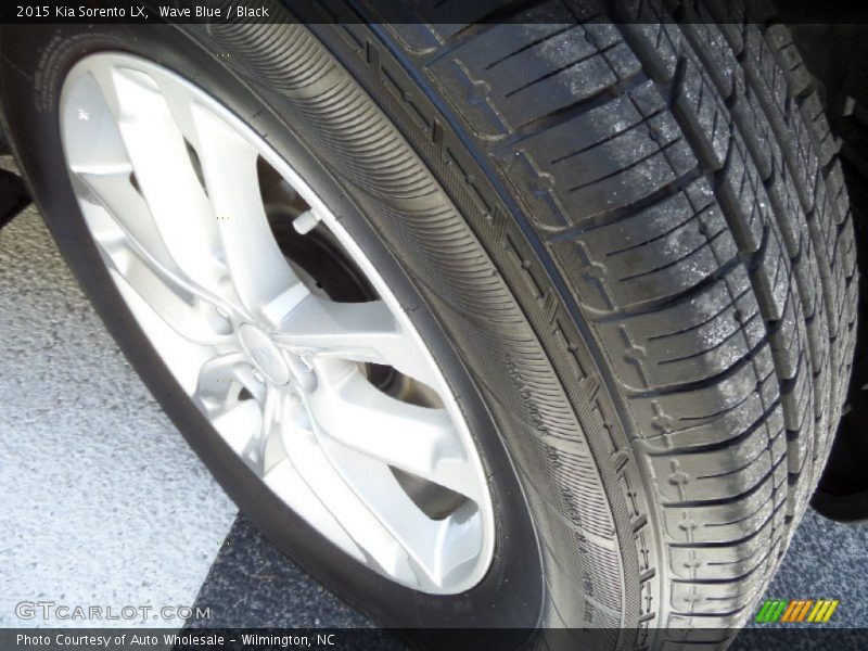 Wave Blue / Black 2015 Kia Sorento LX